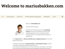 Tablet Screenshot of mariusbakken.com
